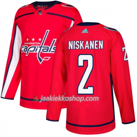 Miehille NHL Washington Capitals Pelipaita Matt Niskanen 2 Adidas 2017-2018 Punainen Authentic
